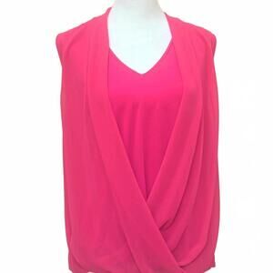 Stylish Sleeveless Pink Blouse